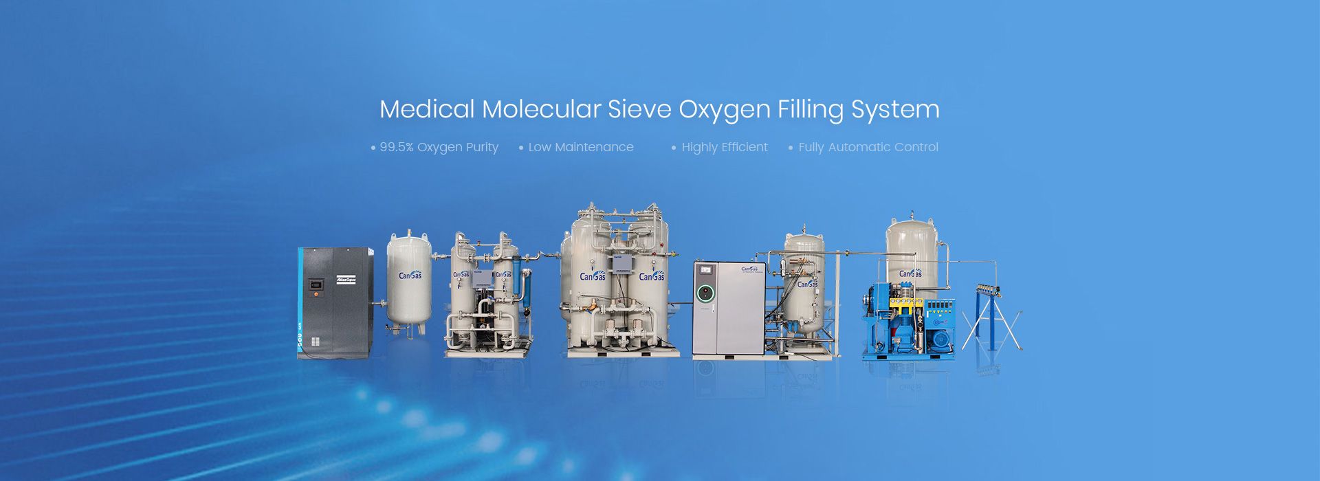 PSA Oxygen Generator With Cylinder Filling System (CFS)